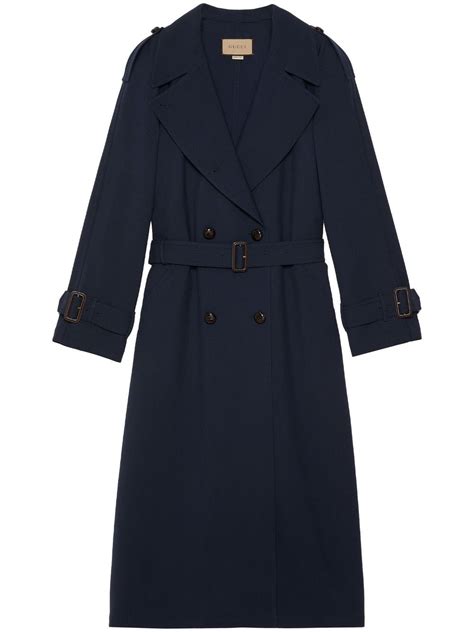 trenchcoat gucci|indigo wool gucci cashmere coat.